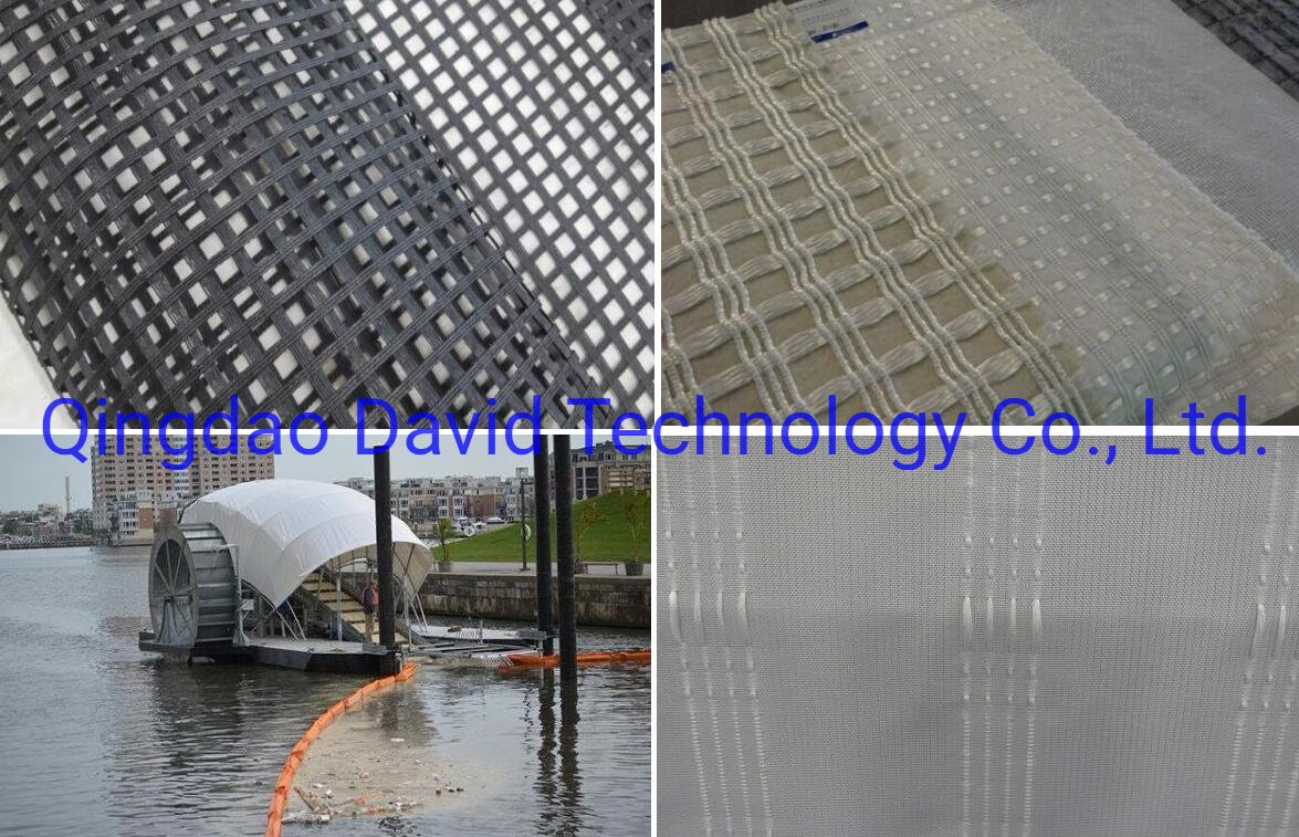 Pet PP Polyester Polypropylene Knitted Filament Woven Sludge Baffle Curtain Geogrids Composite Mattress Geocontainer Geobag Geomattress Geotextile Tube