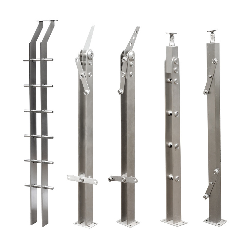 Custom Corridor/Balcony Glass Railing Safety Residential Stairs Handrail Balsustrade Post for Stair Parts