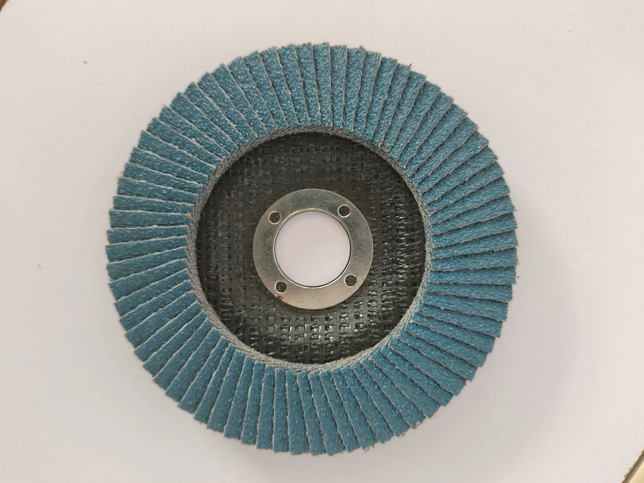 115mm 4 1/2 Inch 60 Grit Zirconia Abrasive Sanding Flap Disc Grinding Discs Zirconia Flap Disc for Stainless Steel or Metal Finishing Flap Disc