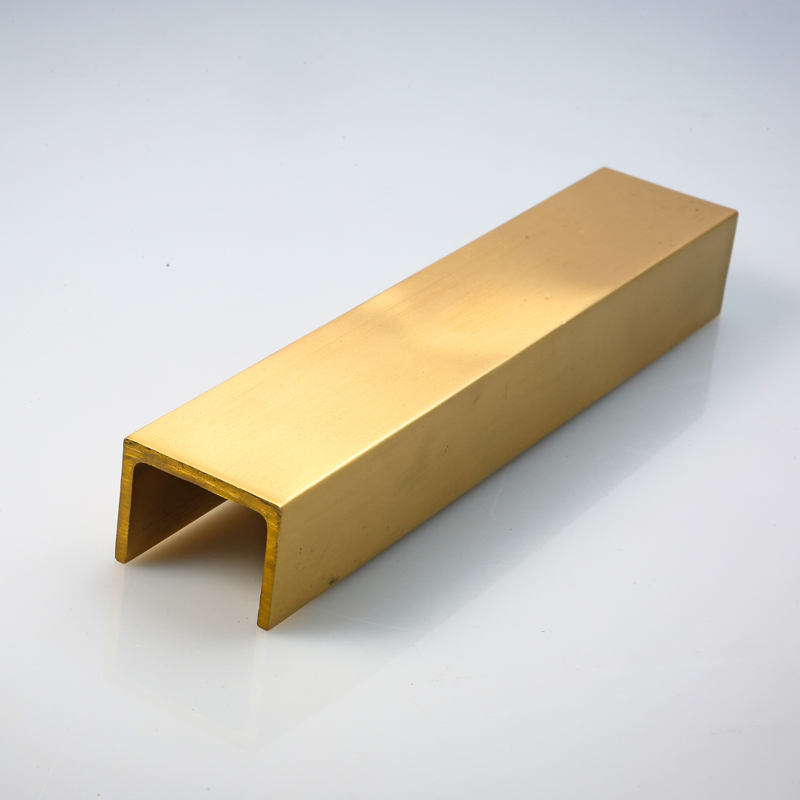 U-Shaped Brass Strip Villa Hotel Inlaid Decorative Brass Strip Metal Copper Strip