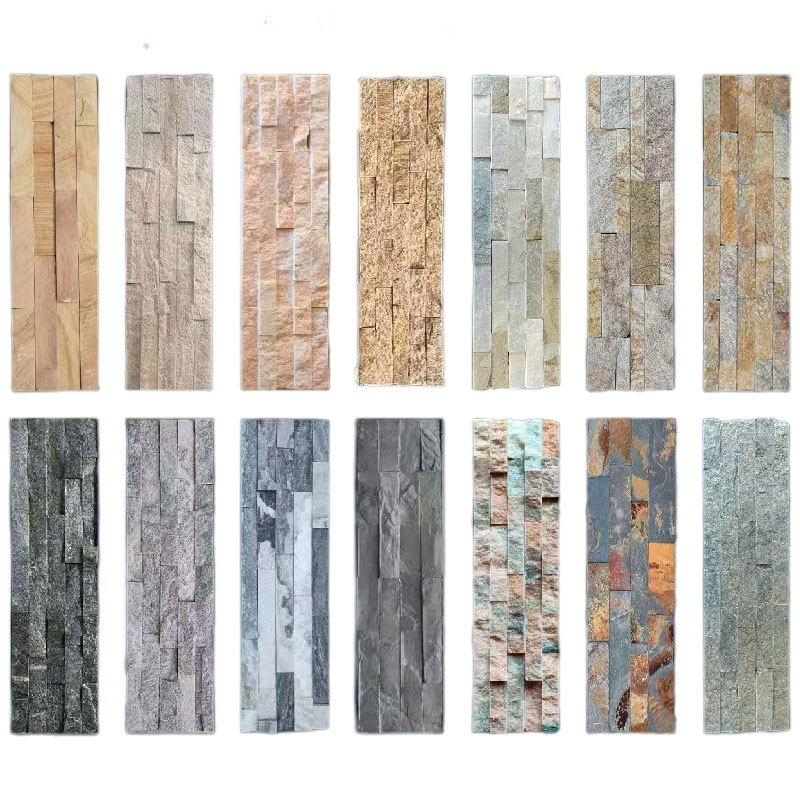 Natural Quartzite/Slate/Marble/Granite/Slate Stacked Stone Wall Veneer Panels Culture Stone