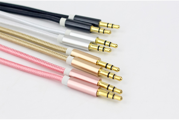 Super Strong 3.5mm Aux Audio Cable Premium Nylon Male to Male Aux Cable