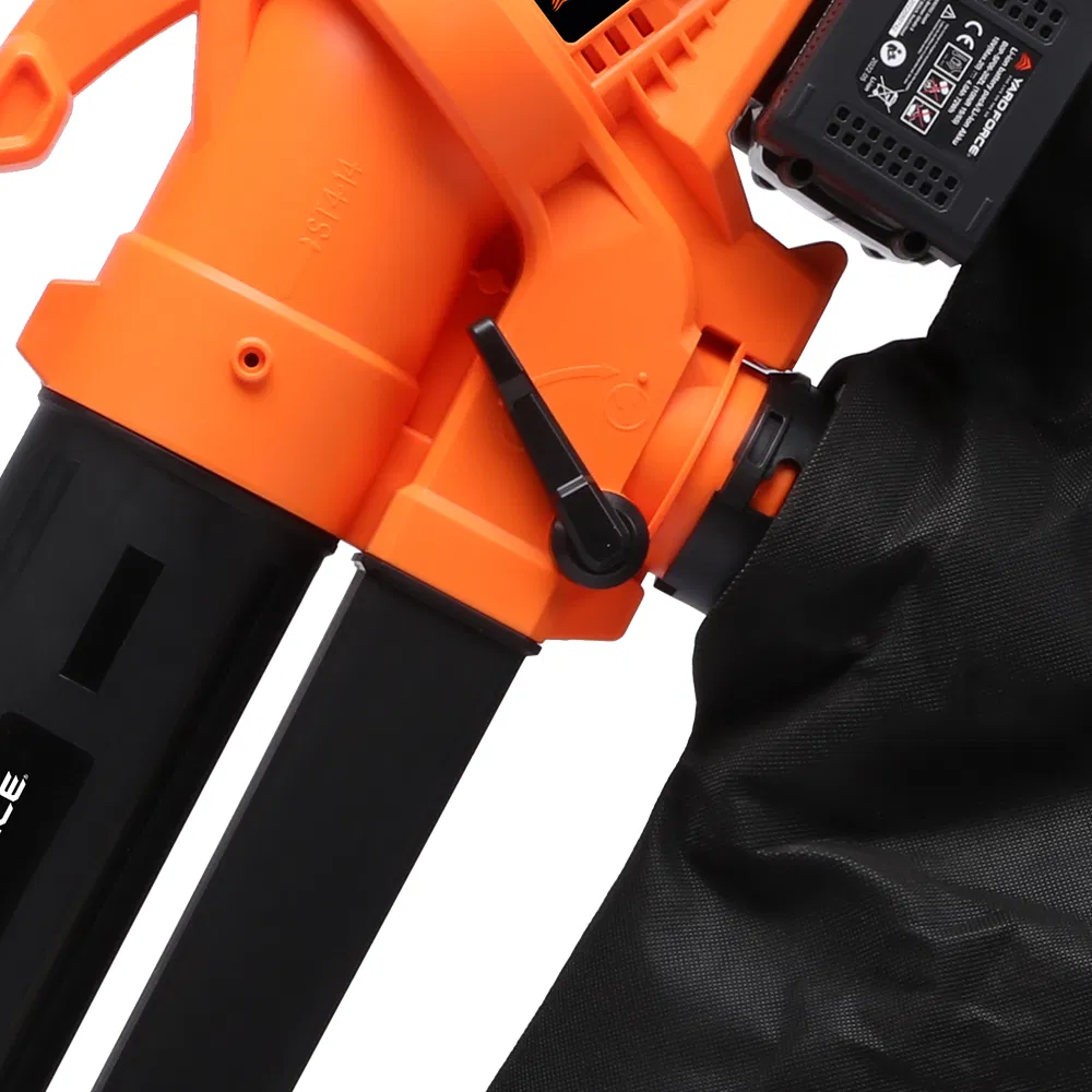 Yard Force 20V Cordless Air Leaf Blower Motor Vacuum with High Speed Mulching