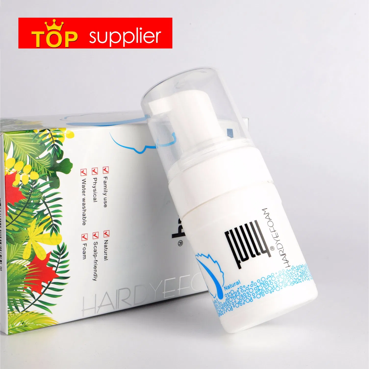 Fully Factory Top Quality Hair Color Cream for Family Use Natural Plant Hair Dye