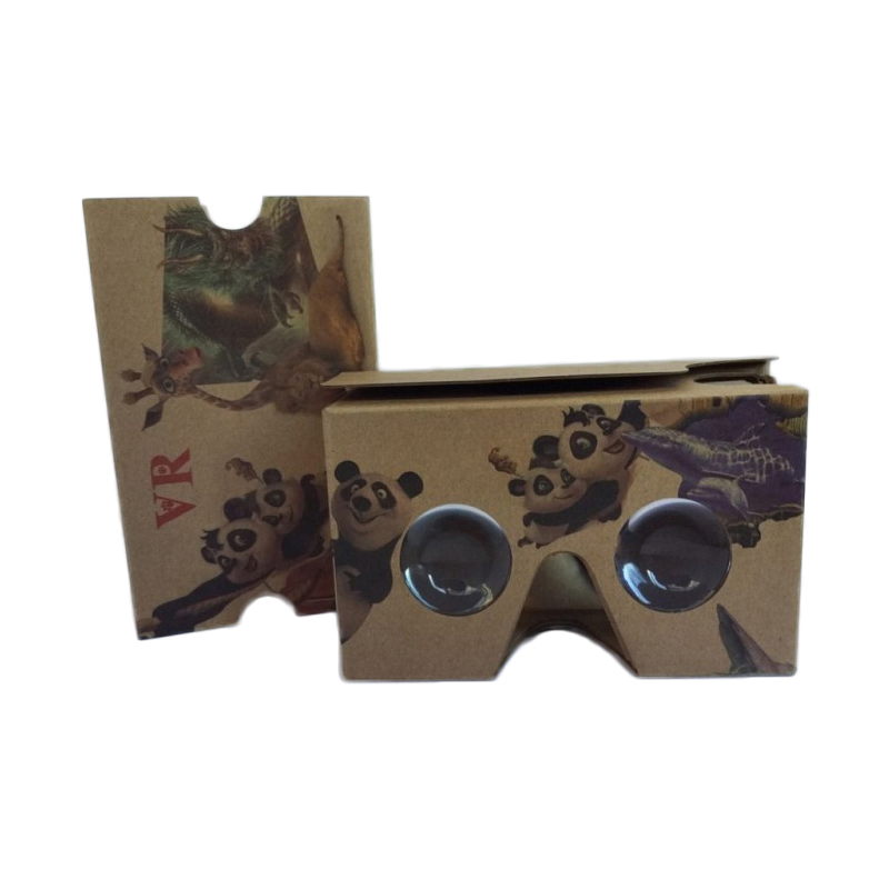 Cheap Price OEM High Quality Virtual Reality Google Cardboard Custom Brand Logo Cardboard Glasses for 3D Video