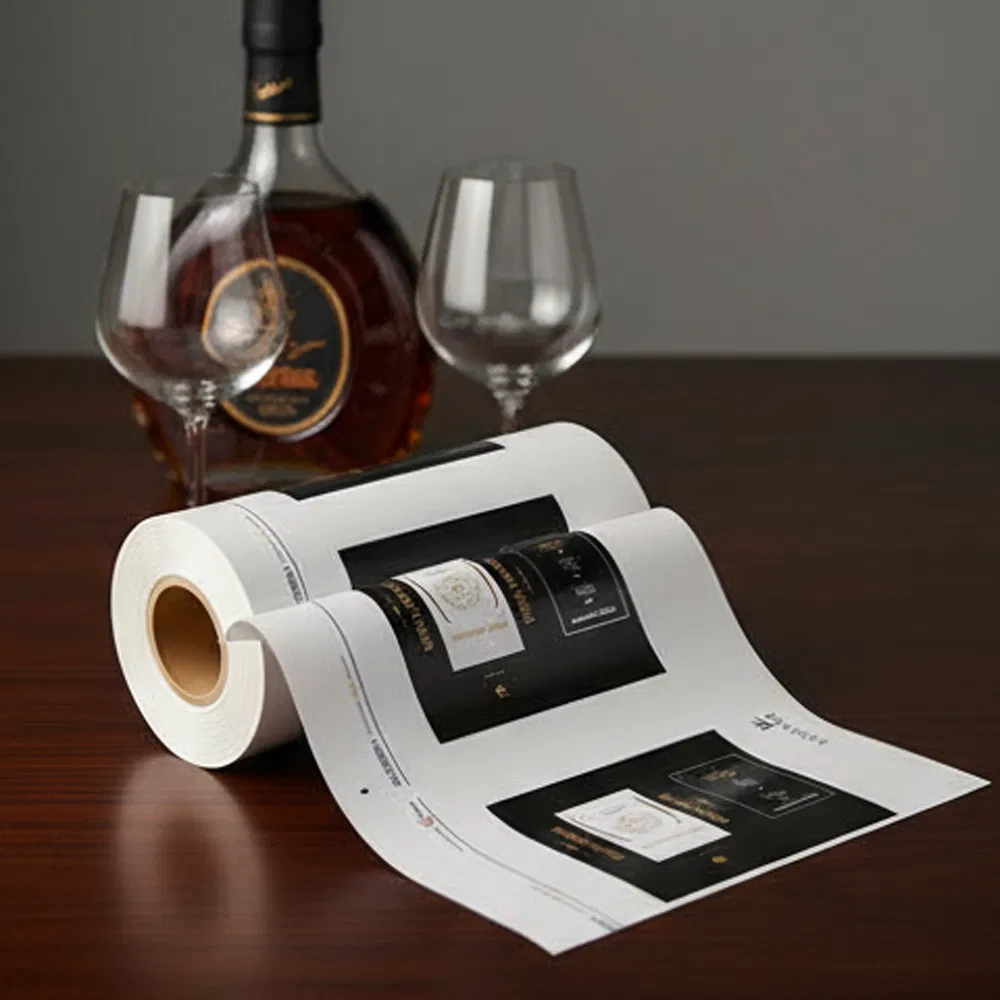 Removable self-adhesive label material vinyl sticker paper with Factory Price