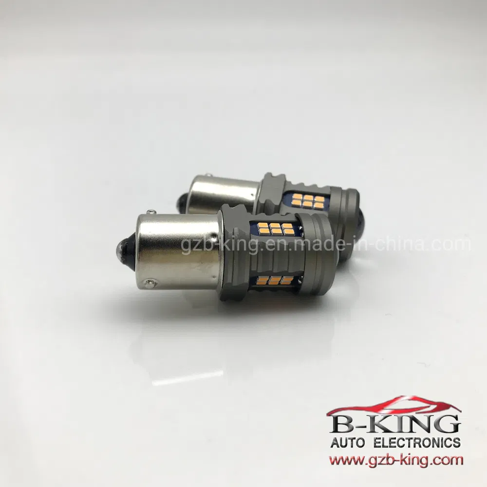 Светодиодная лампа указателя поворота BAU15S PY21W янтарная