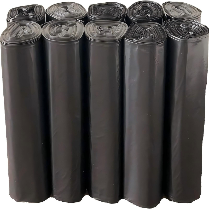 HDPE Extra Large Heavy Waste Black Trash Bags for Efficient Waste Disposal