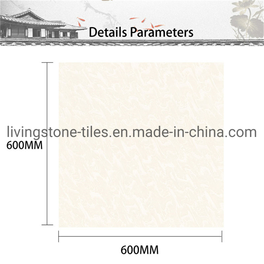 600*600mm Iceberg Snow Lotus Series Matt Finish Building Material Floor Garden Hotel Tile