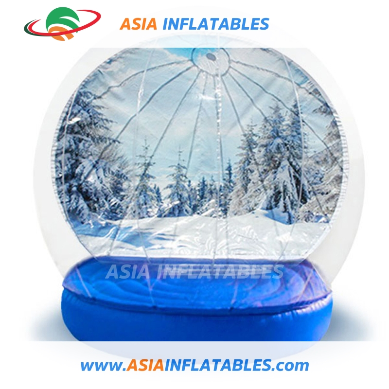 Inflatable Snowing Globe, Christmas Show Ball Dome for Decoration