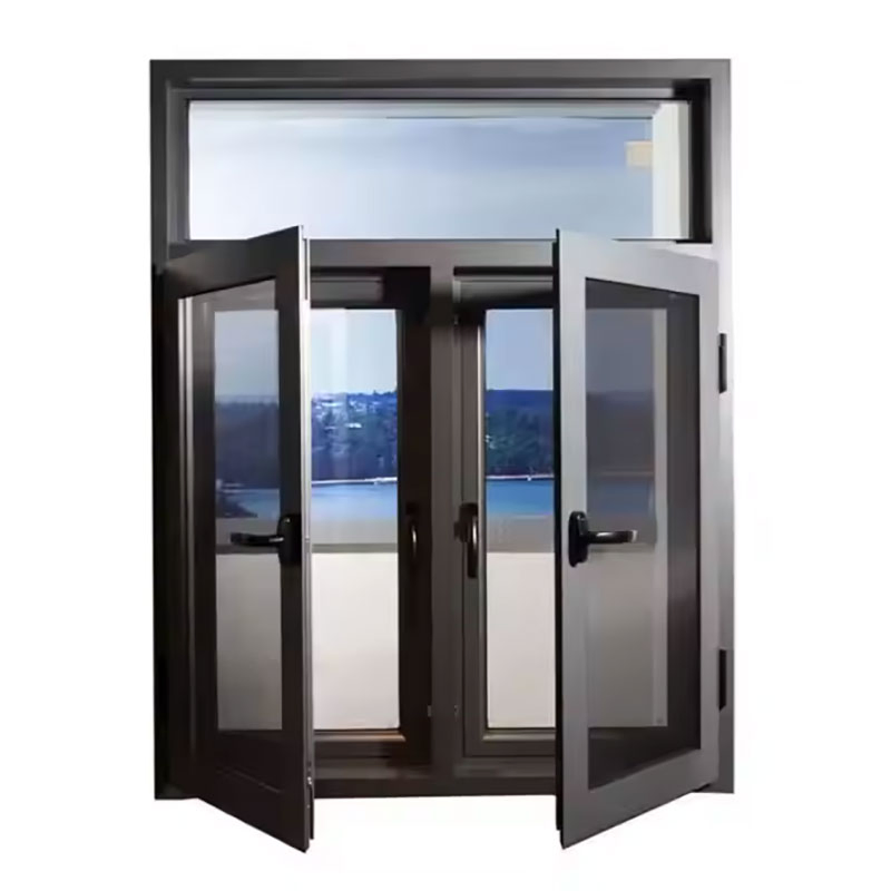 Customized Modern Style Aluminum Alloy Low E Glass Energy Efficient Casement Windows