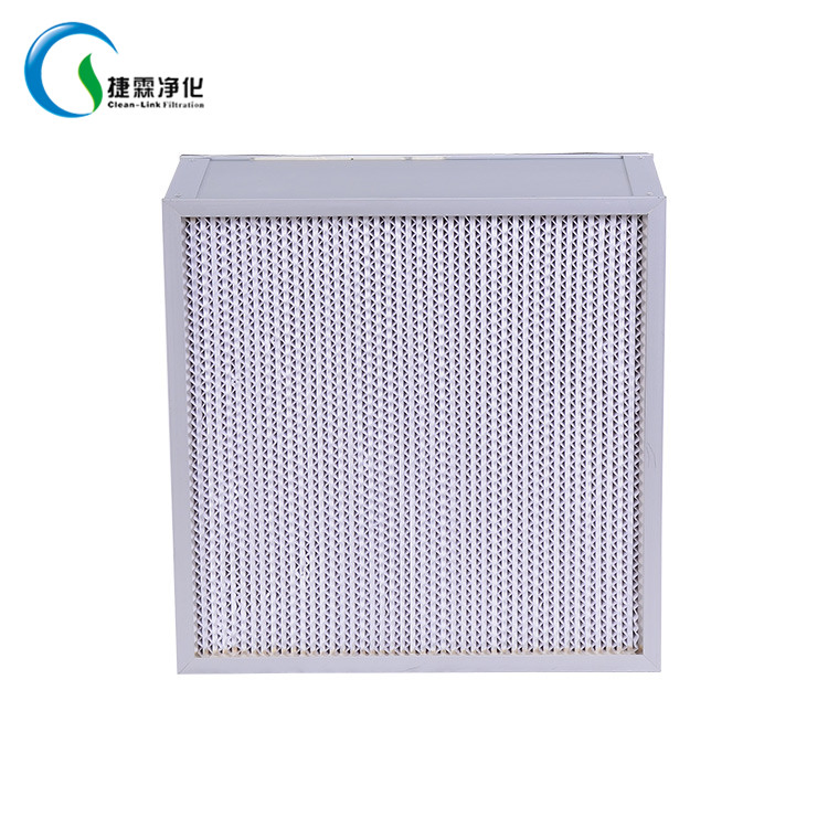 Clean-Link Hfilters Customized Air Filter 0.1um High Efficiency HEPA Filter H13 H14 U15 Merv 18