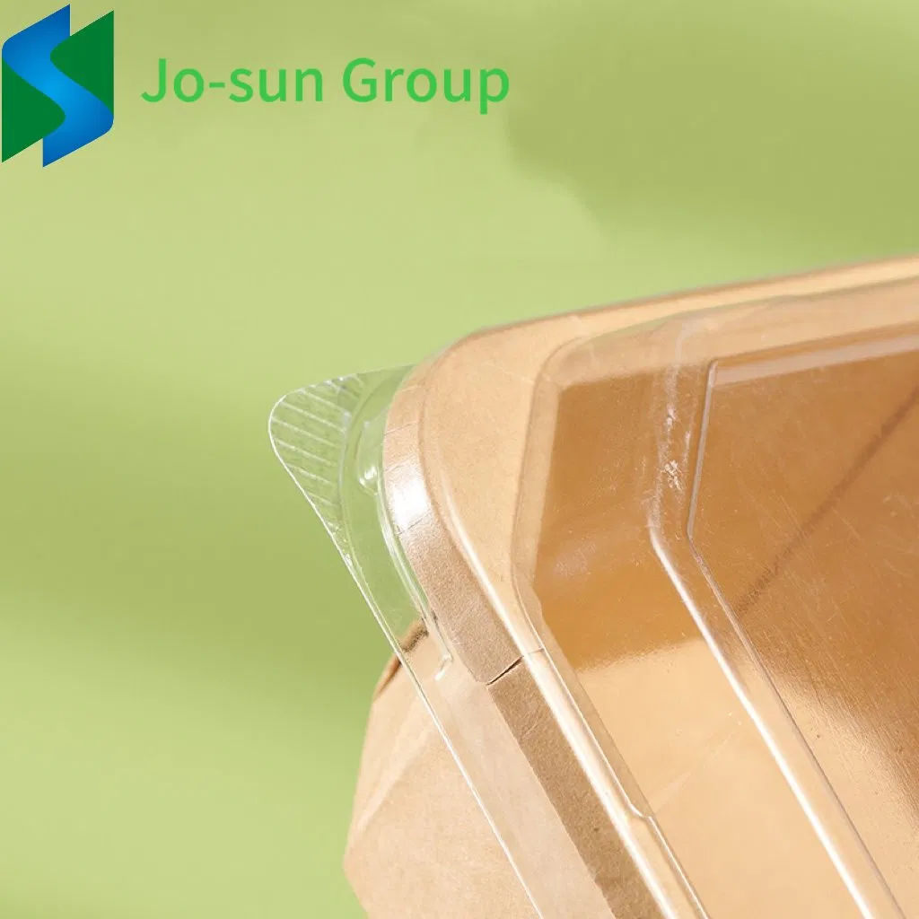 Jo-Sun Customized Kraft Paper to Go Boxes Take Away Lunch Packing Boxes Square Paper Food Container