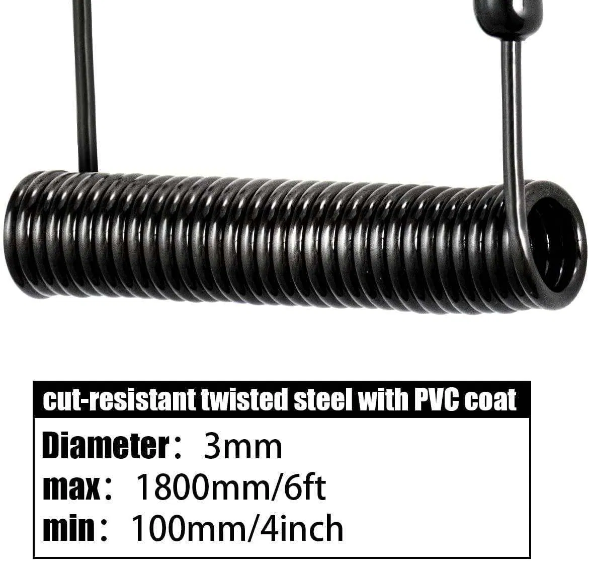 Zinc Alloy Anti-Thief Security Spring Two Keys Carry Universal Cable Laptop Computer Lock