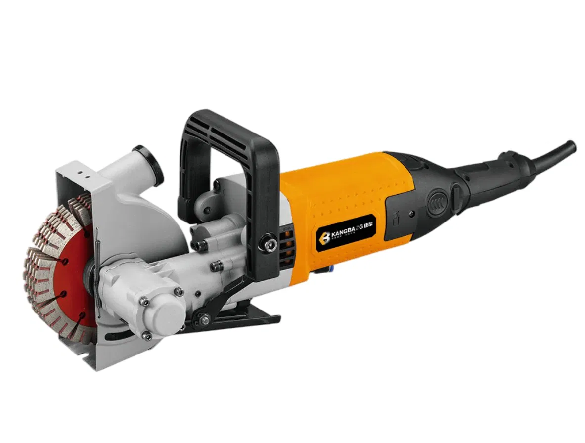 Kb-126-1 125mm Concrete Cutter Power Tool Grooving Slotting Wall Cutting Electric Wall Chaser