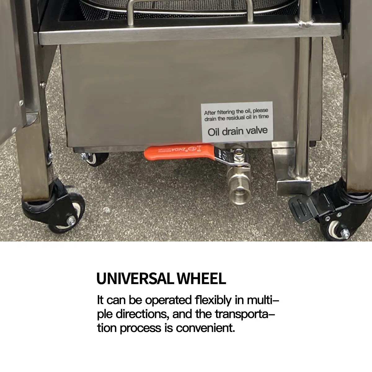 China Supplier's Heavy-Duty Electric Double Deep Fryer New Condition Commercial Fryer