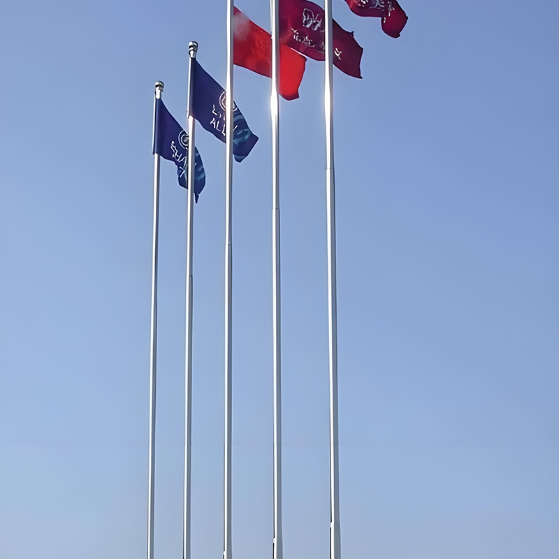 Durable Heavy-Duty Halyard Flag Poles for Easy Display