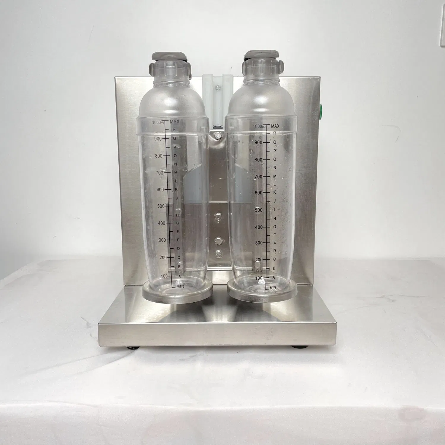 350ml-1000ml*2 Milkshake Maker Machine Commercial Milk Tea Shaker Machine Double Head Milk Shake Mixer Machine (LJY120-2-1L-120W-220V. 50Hz)