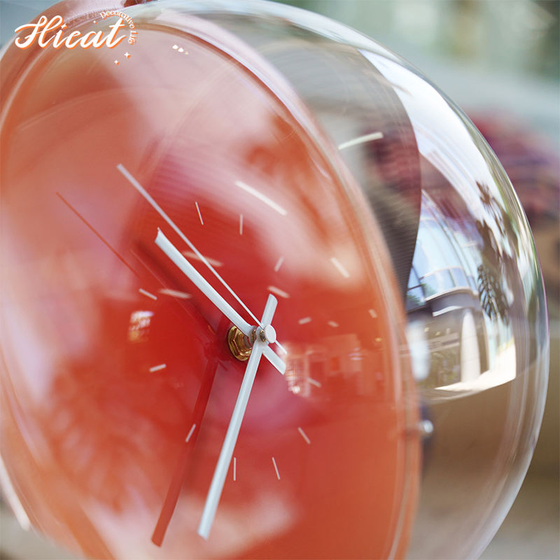 Wholesale Nordic Sunset Desktop Acrylic Bubbles Wall Watch Modern Design 3D Wall Clock