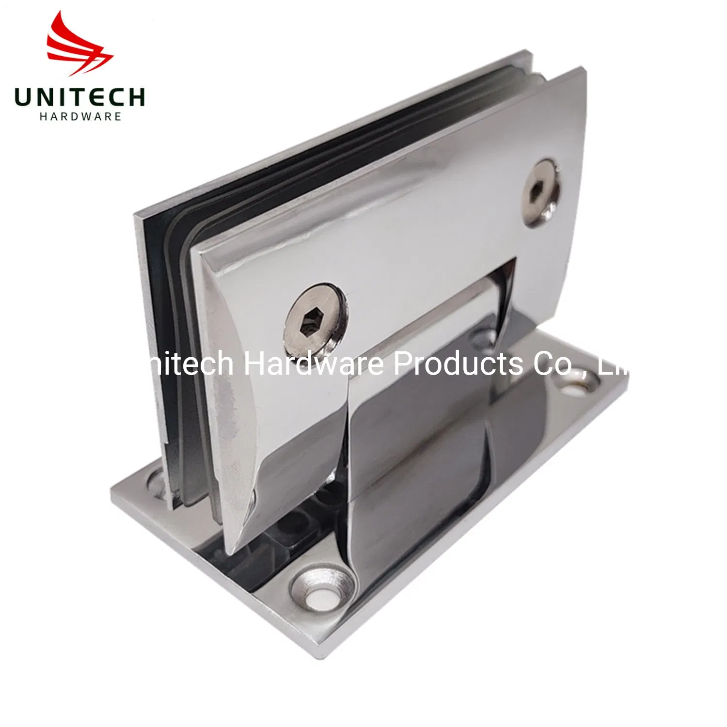 Premium SS304/316 90 Degree Wall to Glass Shower Fitting