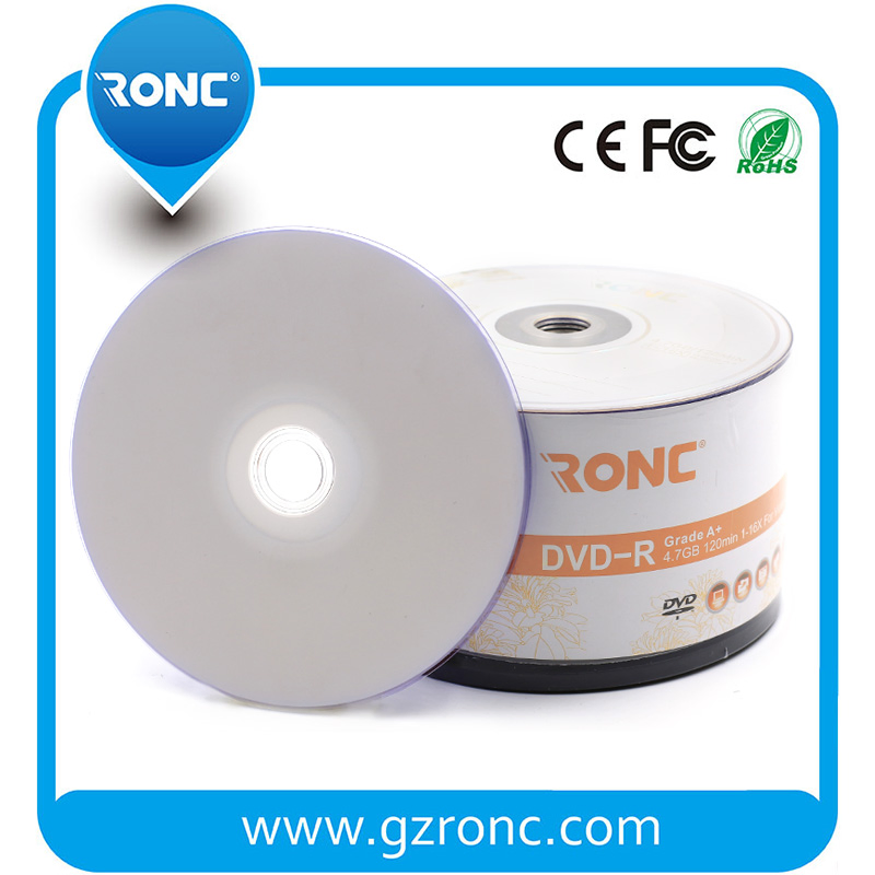 DVD-R 4.7GB 16x для печати, оптом