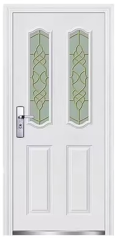 Hot Selling House Classic Modern American Exterior Steel Polymer Internal Door with Handle