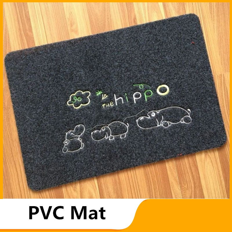 Kitchen Anti-Slip Mats Polyester Velour TPR Backing Door Mats