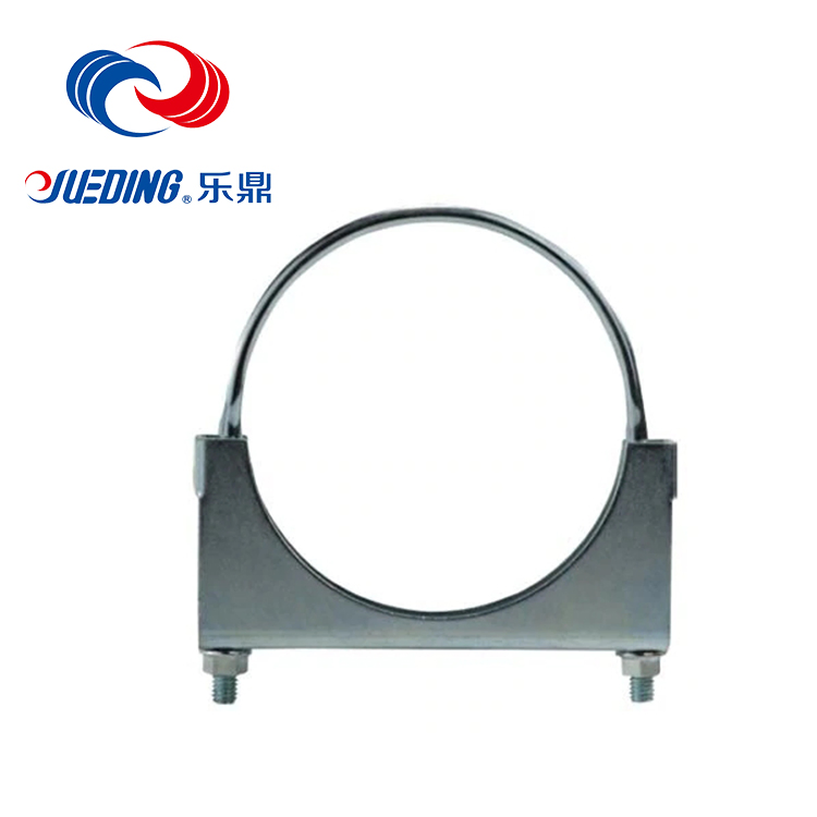 Factory Wholesale Heavy Duty Carbon Steel Bolt Clamp for Muffler and Exhaust Pipe