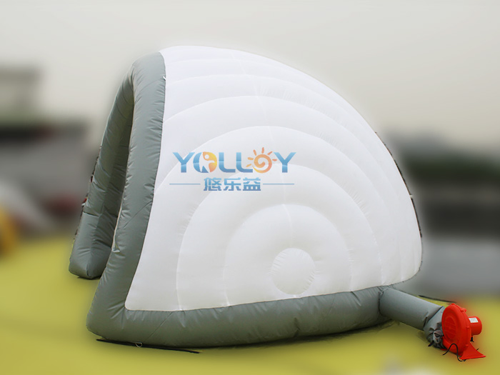 Half-Moon Shape Inflatable Vaulted Tent