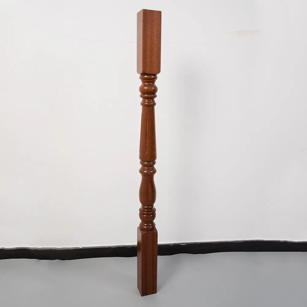 Roman Style Cheap Prefab Professional Stairs Wood Mold Balustrade