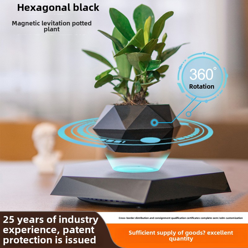 Кашпо глазурованное мраморное скандинавский стиль