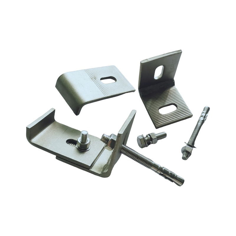Stone Hinges Fixed Anchor Fixing Bracket Stainless Steel Clamp for Stone Tiles