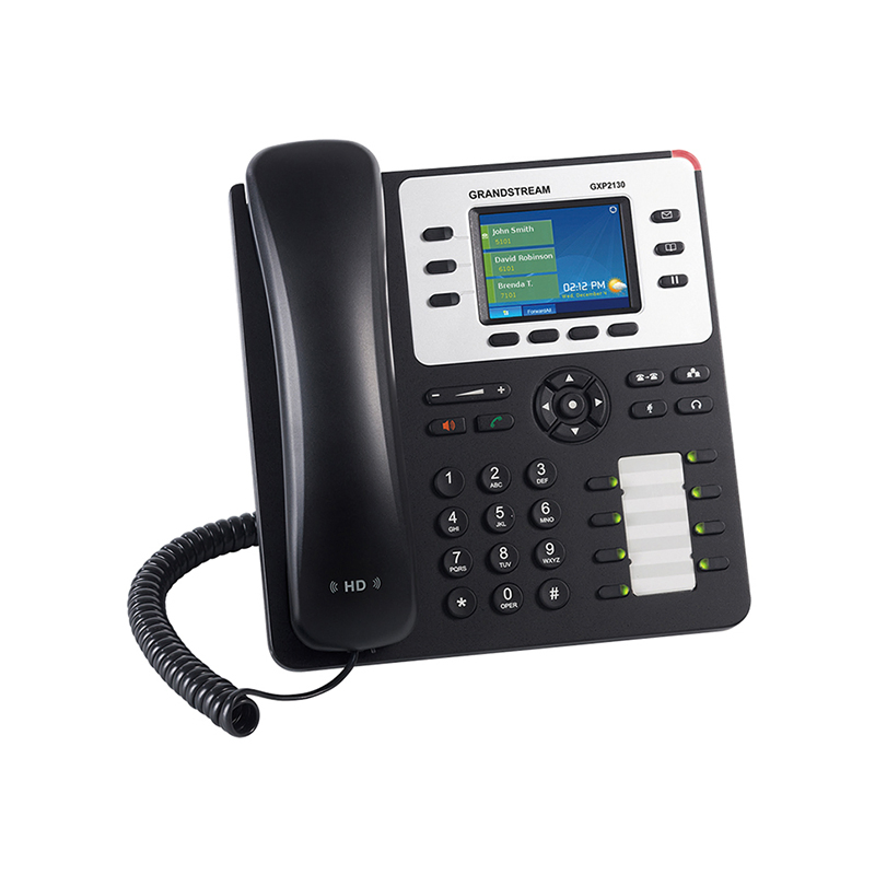 Grandstream GRP2130 IP Phone with Bluetooth and 4-Party Conference