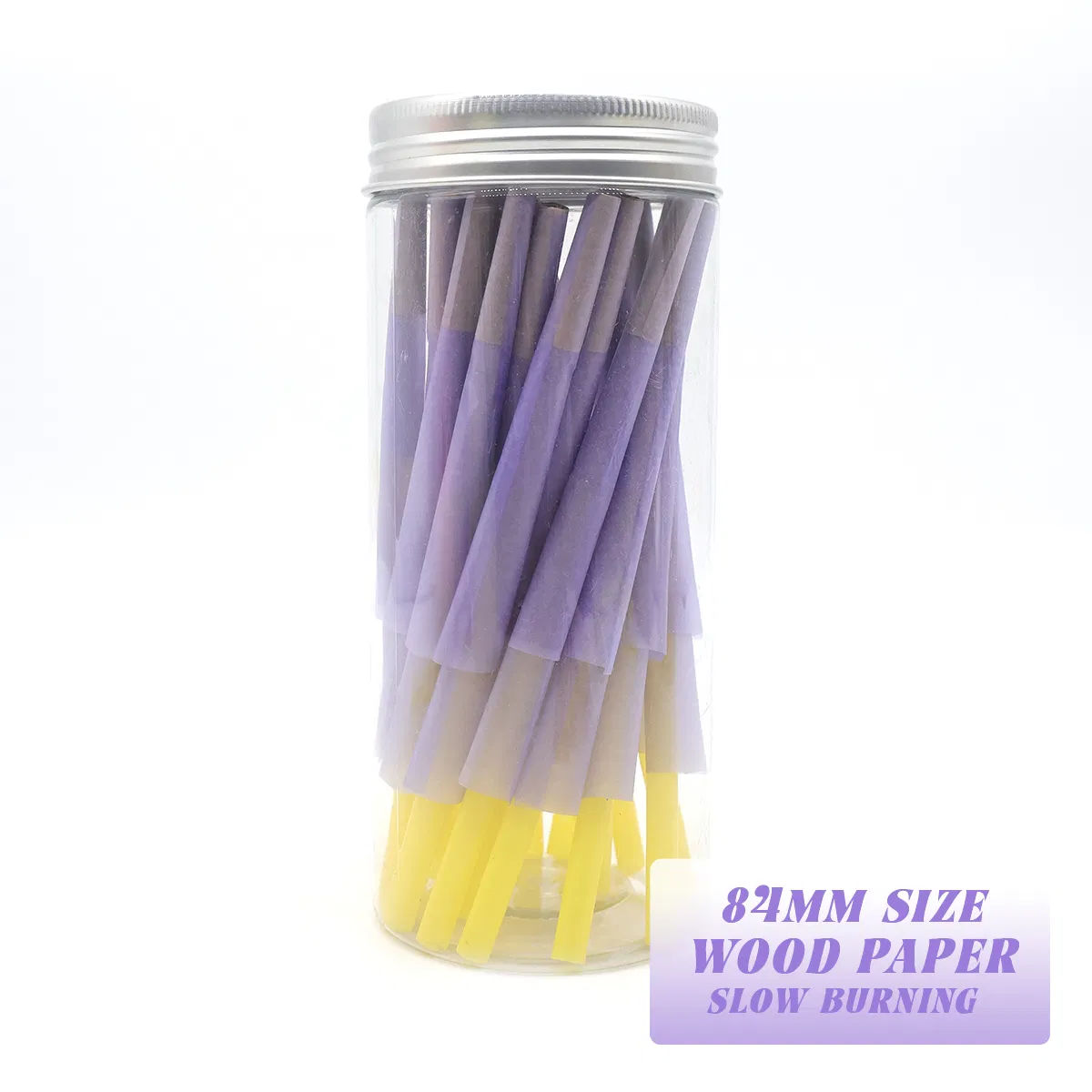 Purple Pre Rolled Cones Tobacco Smoking Accessories Cigarette Smoking Paper