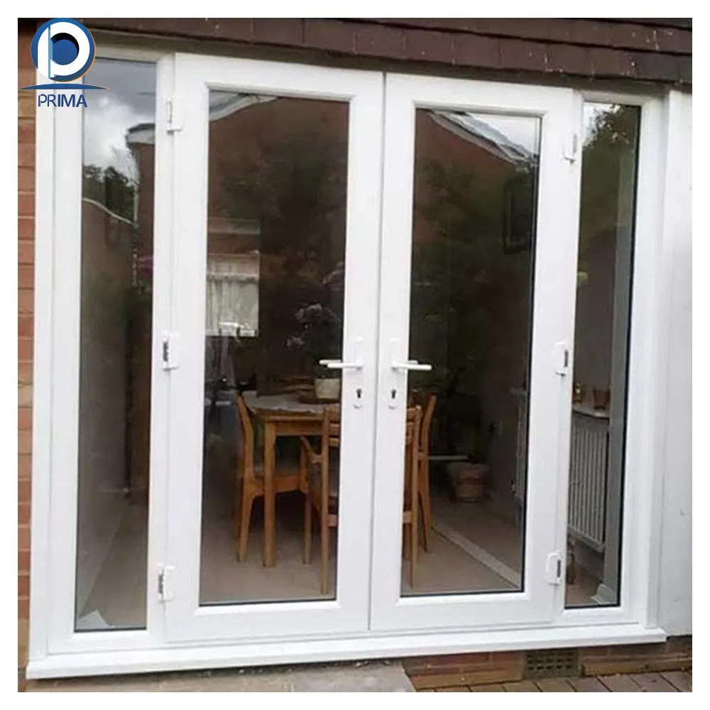 UPVC Door Customizable Door Modern Design Tempered Glass UPVC PVC Doors