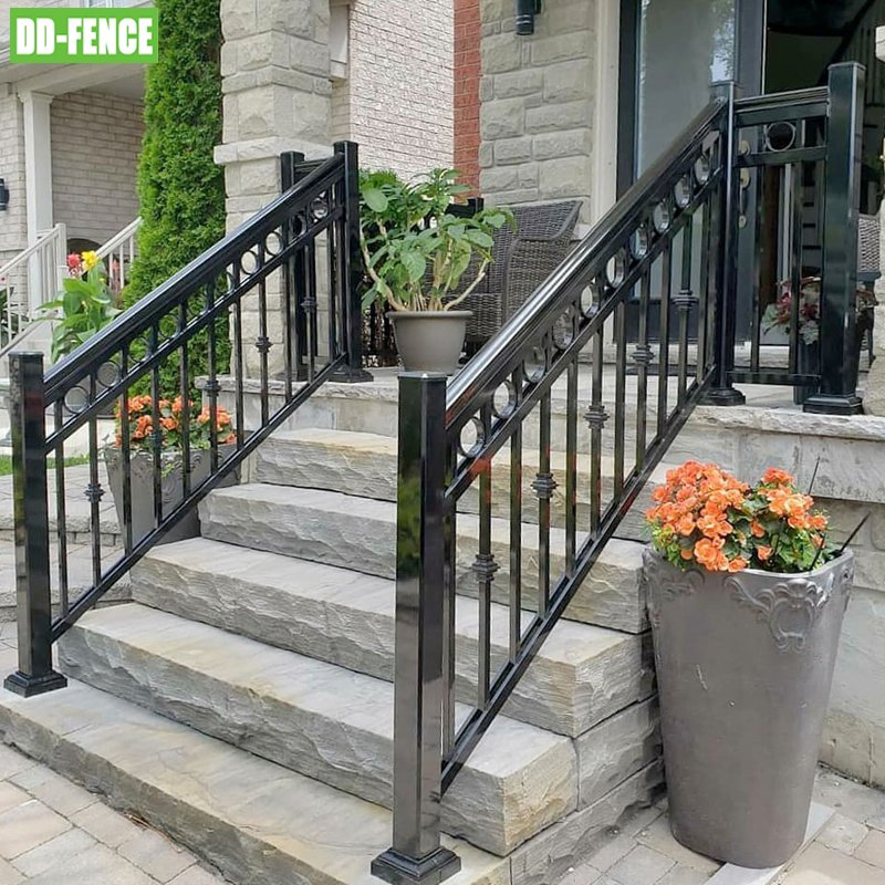 Staircase Rail Iron Guardrail Welding Panel Wrought Iron Fences