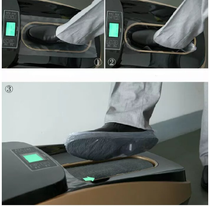 New Auto Shoe Cover Machine for Real Estate Company