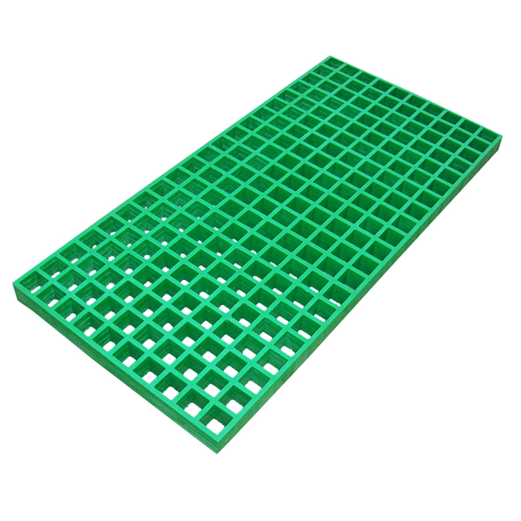 1.5'' Thickness Mesh Square Plastic FRP/GRP Walkway Panel Grating for Building