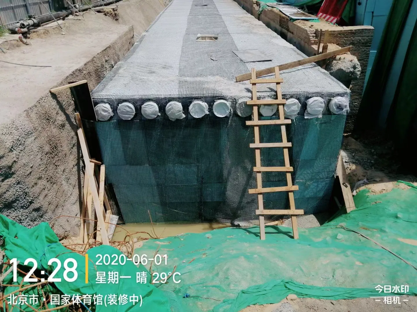 40ton 50tons Storage Tank Stormwater Geocelluar Crate Plastic PP Rain Water Storage Module System