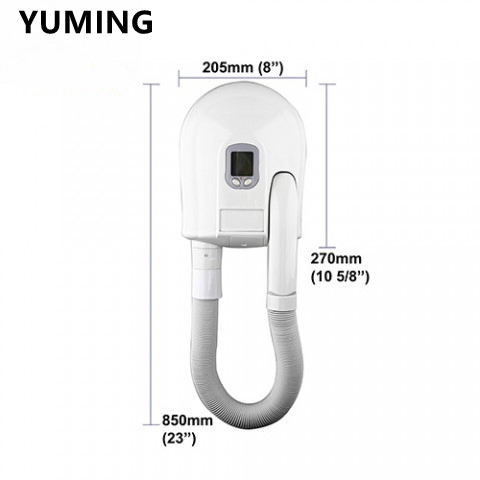 Washroom Toilet Professional Wall Mounted Hotel Automatic Hair Dryer and Skin Dryer