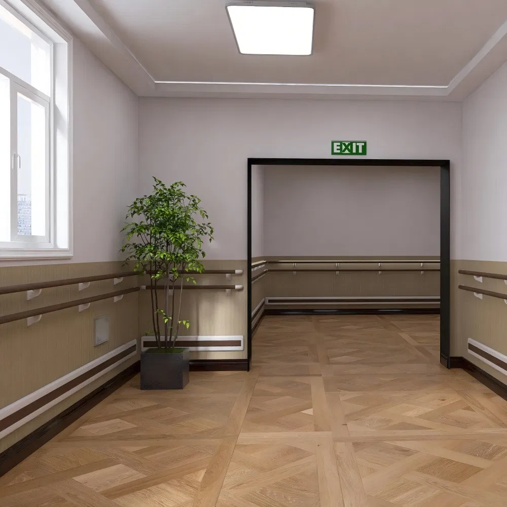 Protector De Muro Pasamanos Para Hospitales