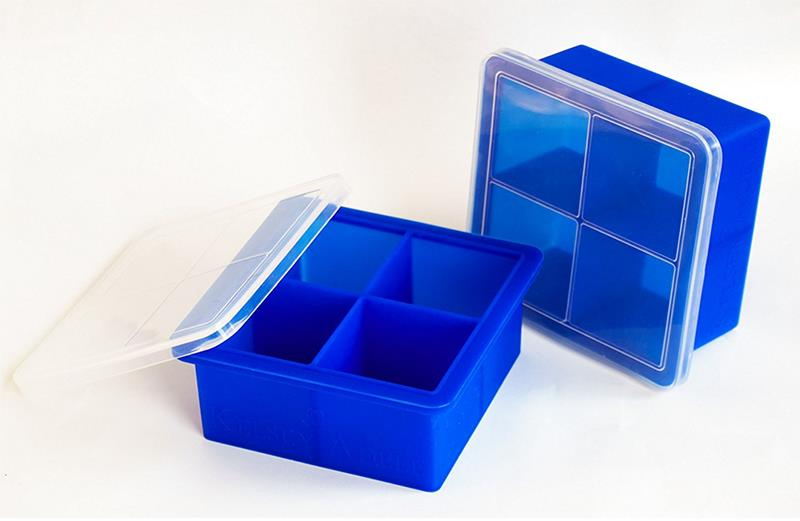 New Square Ice Cube Tray Molds Silicone Food Container for Freezer Ice Mold Silicone Ice Cube Tray