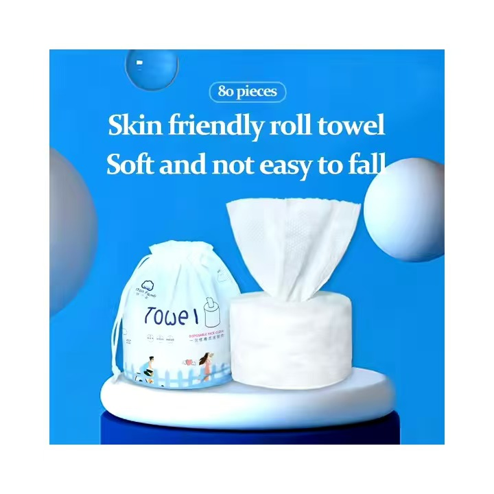 Non-Woven Facial Cleaning Cloths Make up Cotton Fabric Disposable Salon Face Towel