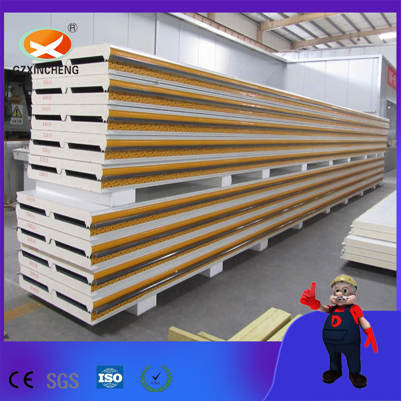 High Quality PU Polyurethane Insulated Roof and Wall Sandwich Panel for Cleanroom Peoject