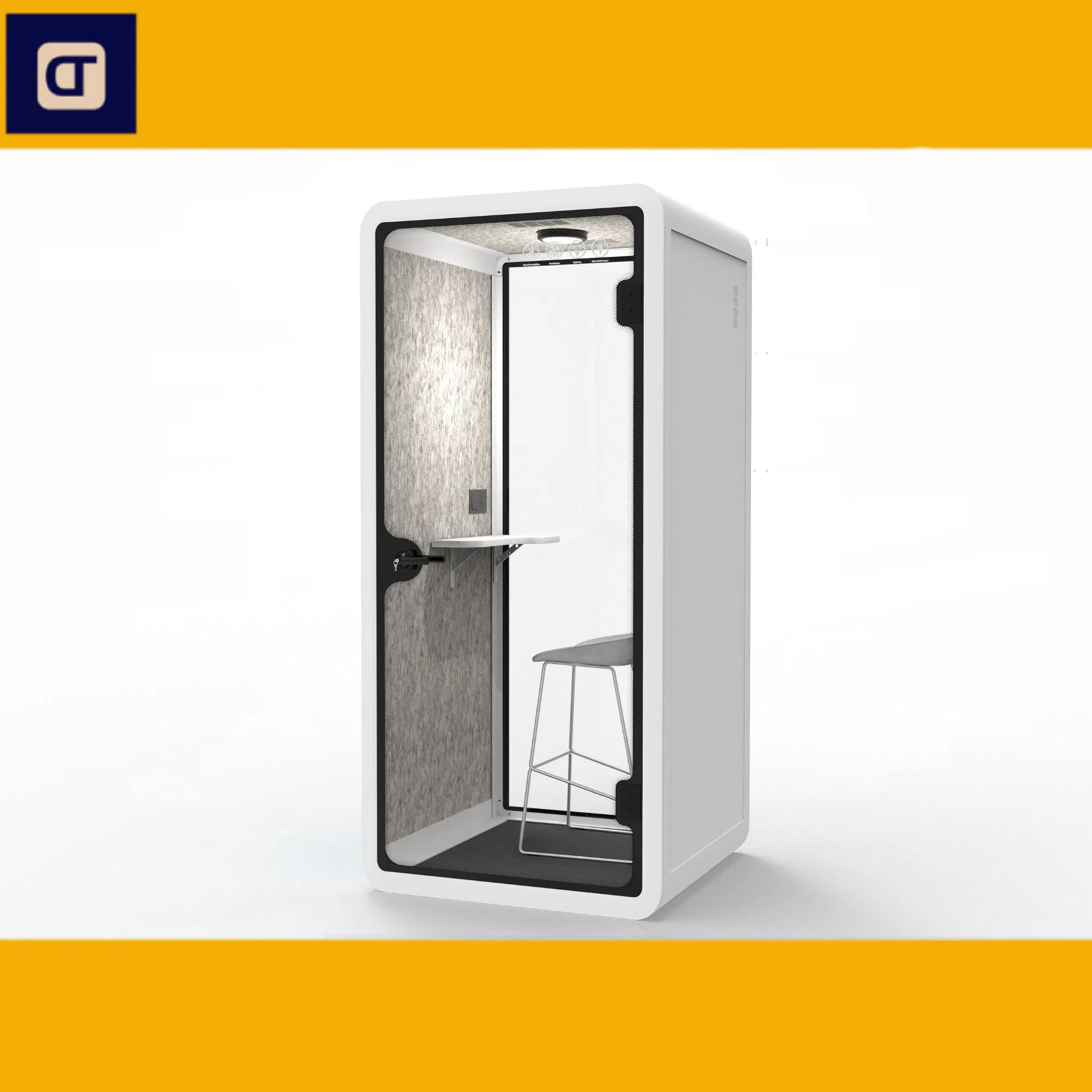 Acoustic Silent Pod Phone Booth - Soundproof Meeting Pod for Office Spaces