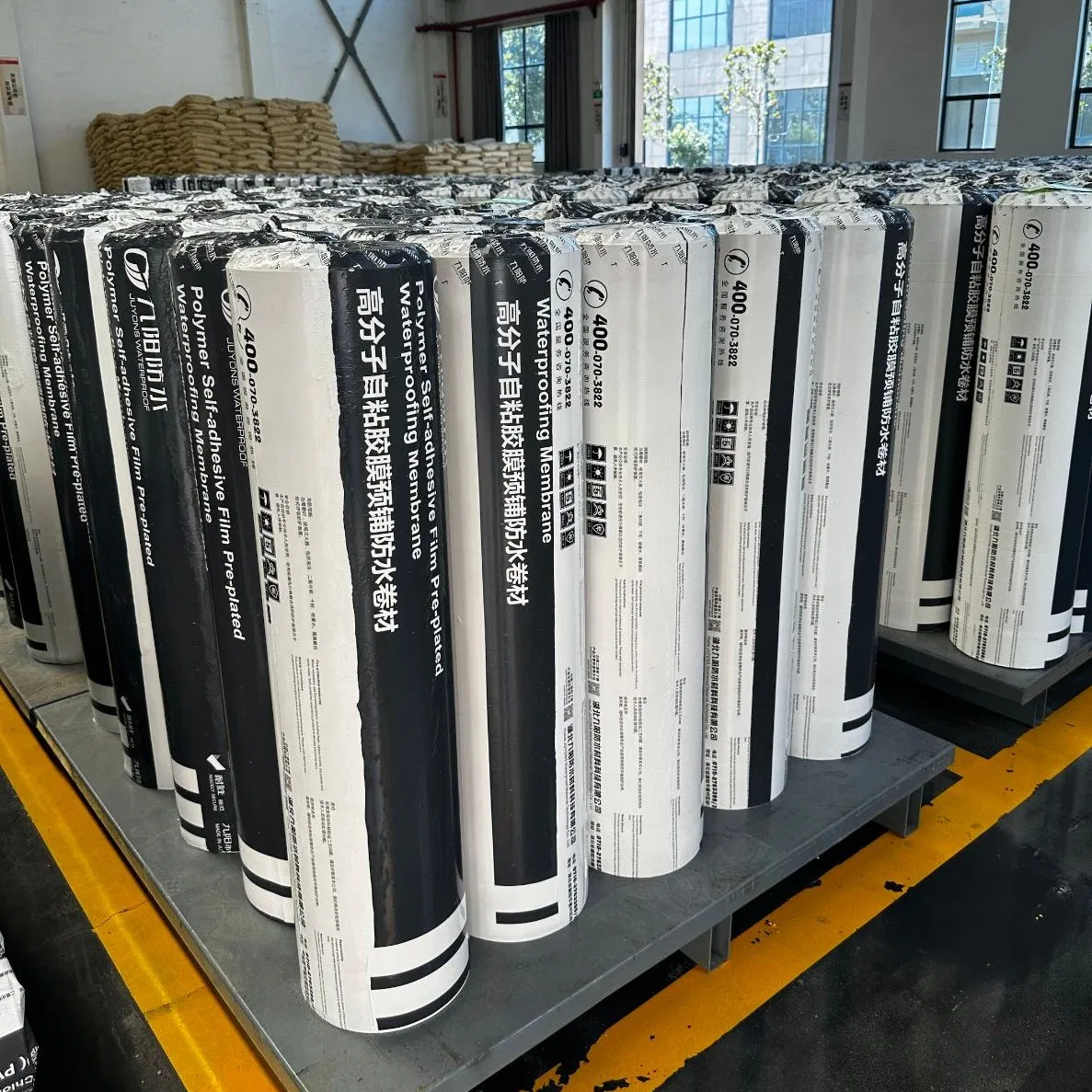 Temp-Resistant Stable Pre-Laid Polymer Self-Adhesive Membrane