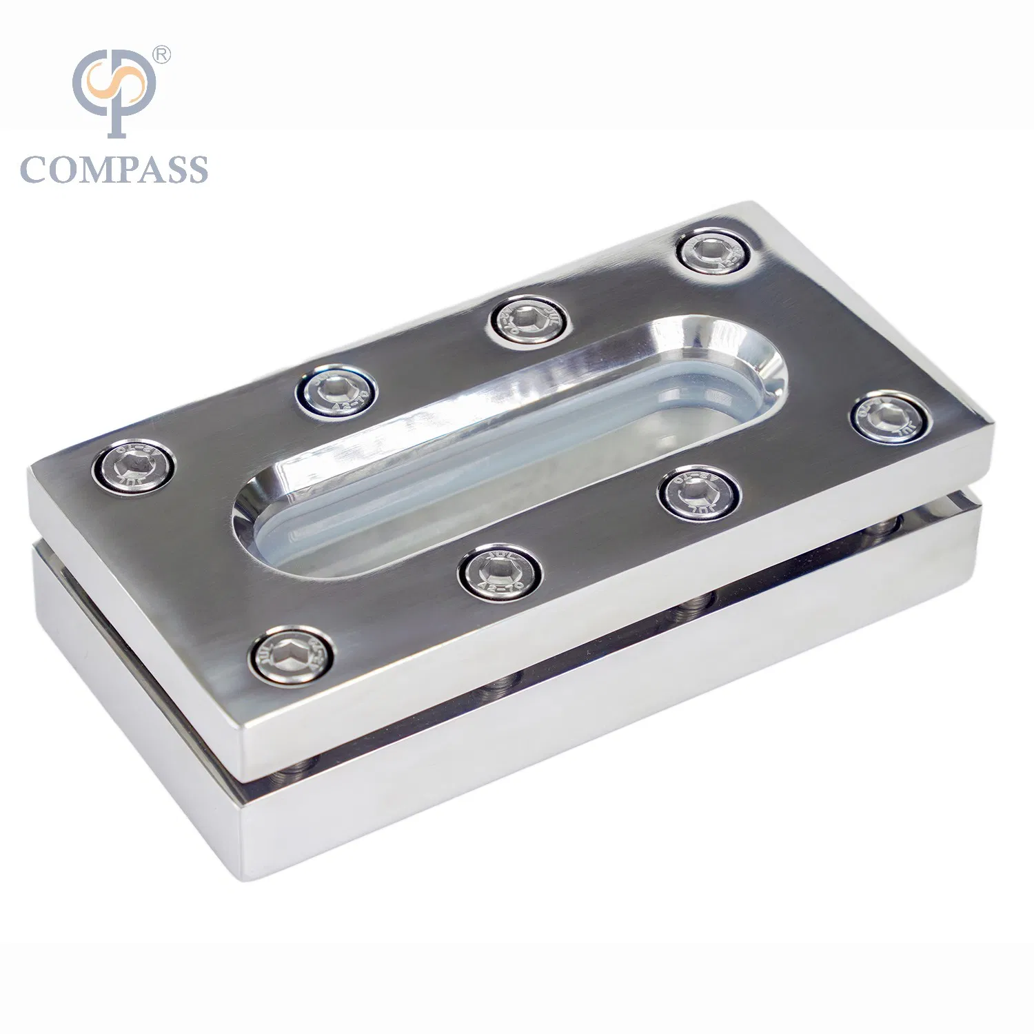SS316L Food Grade Mirror Sanitary Stainless Steel Square Rectangular Sight Glass