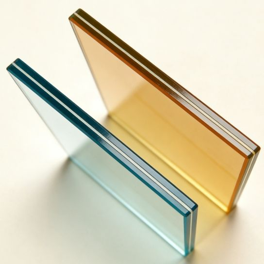 Soundproof and Heat-Insulating Laminated/Sandwich Tinted Glass, Double-Layered, Explosion-Proof
