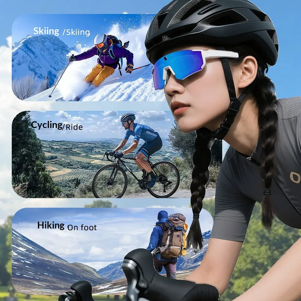 V06 Ai Smart Glasses - HD Camera, Bt 5.3, UV Protection, Translation, Black/Green