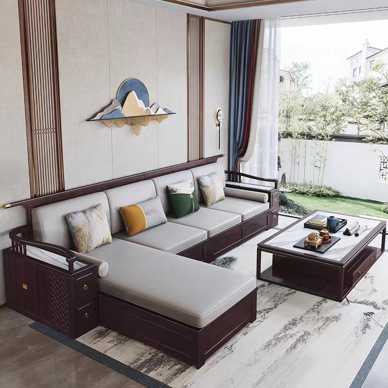 Диван деревянный тканевый мягкий для гостиной